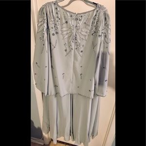 Plus size beaded hi-low formal/semi-formal dress!